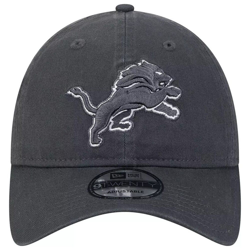 New Era Detroit Lions Salute to Service Grey 9Twenty Adjustable Strapback Hat